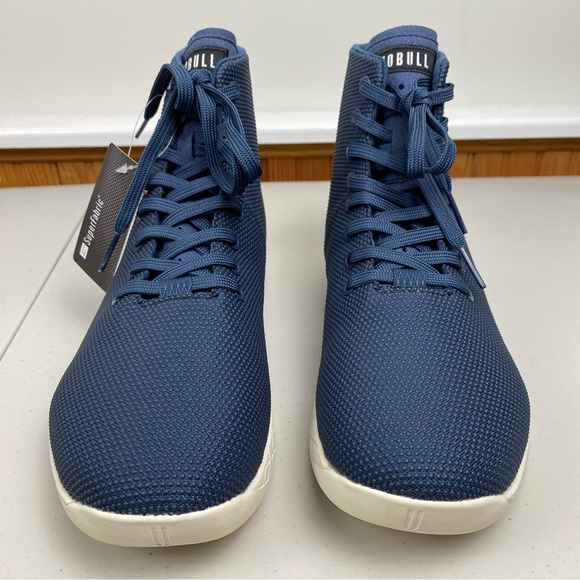 SOLD NEW NoBull High-Top Navy Trainer sneakers men’s 12 women’s 13.5 - Picture 7 of 15